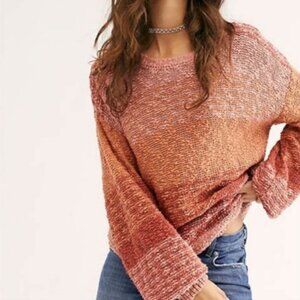 Spell &amp the Gypsy Knit Sweater Over The Rainbow Ombré Textured